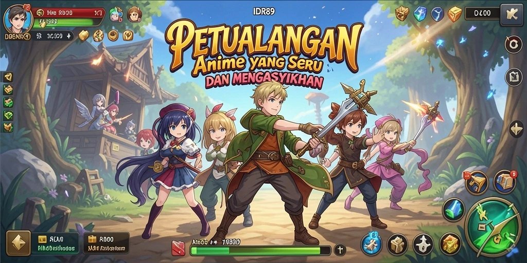 Gameplay seru dan karakter anime menarik di IDR89.