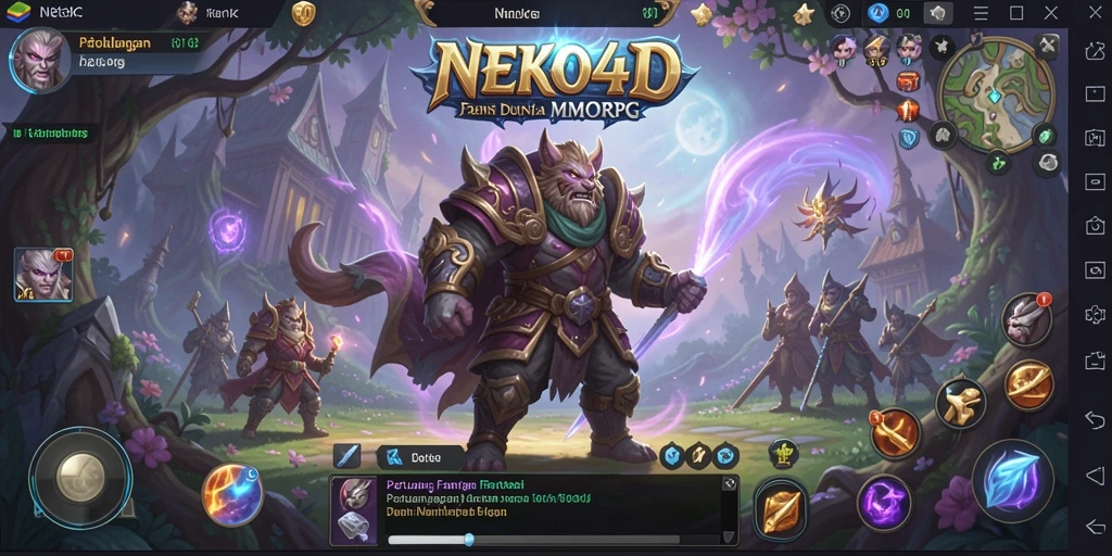 Tampilan gameplay <strong>NEKO4D</strong> yang mendebarkan dengan aksi karakter dalam pertempuran.