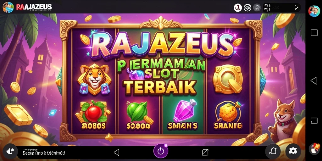 Tampilan menarik dari gameplay RAJAZEUS yang seru dan menghibur.