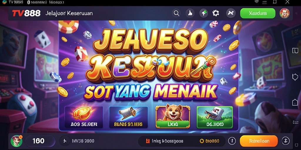 Tampilan gameplay TV888 yang seru dan mengasyikkan.